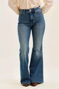 Judy Blue High Waist Double Button Tummy Control Flare Jeans